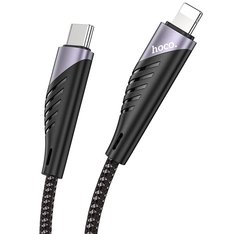 Câble de données à chargement rapide USB-A / USB-C vers Lightning en nylon tressé (1 m) Câble de données à chargement rapide USB-A / USB-C vers Lightning en nylon tressé (1 m)